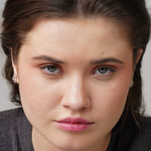 Teesta Earrings Little Hearts Moissanite Diamonds Earrings 0.5 Carat