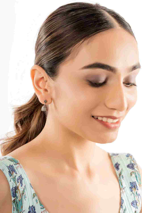 Teesta Earrings Mystic Bells Jhumkas: 925 Sterling Silver