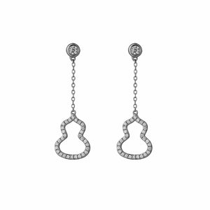 Teesta Earrings Pear Shape Hanging Moissanite Diamond Earrings 2.0 Carat