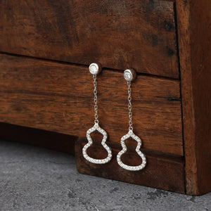 Teesta Earrings Pear Shape Hanging Moissanite Diamond Earrings 2.0 Carat