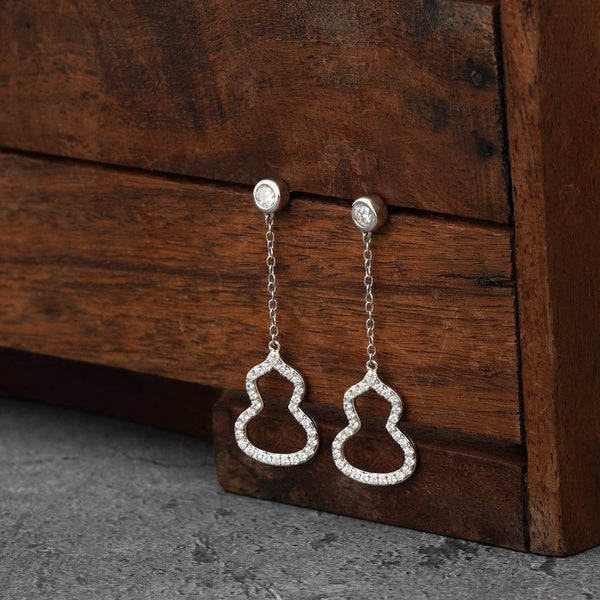 Teesta Earrings Pear Shape Hanging Moissanite Diamond Earrings 2.0 Carat