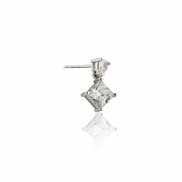 Teesta Earrings Treasure Yourself Moissanite Solitaire Earrings 2.0 Carat