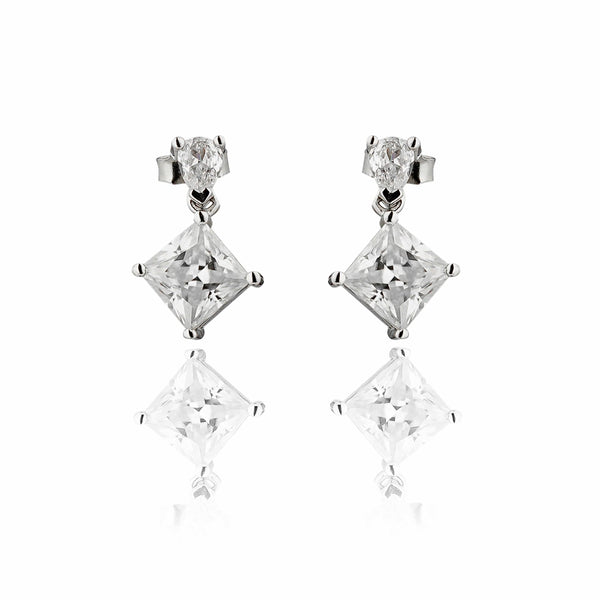 Teesta Earrings Treasure Yourself Moissanite Solitaire Earrings 2.0 Carat