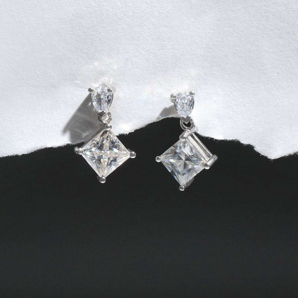 Teesta Earrings Treasure Yourself Moissanite Solitaire Earrings 2.0 Carat