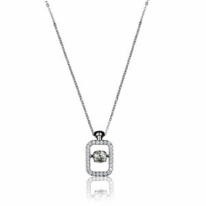 Teesta Necklace Delicate Rectangle Lab Grown Moissanite Solitaire Necklace 1.0 Carat