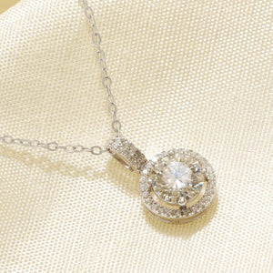 Teesta Necklace Effortless Elegance Lab Grown Moissanite Solitaire Diamond Necklace 2.0 Carat