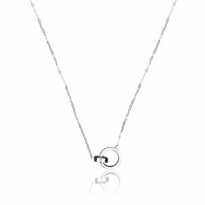 Teesta Necklace Elegantly Together Lab Grown Moissanite Diamond Necklace 0.14 Carat