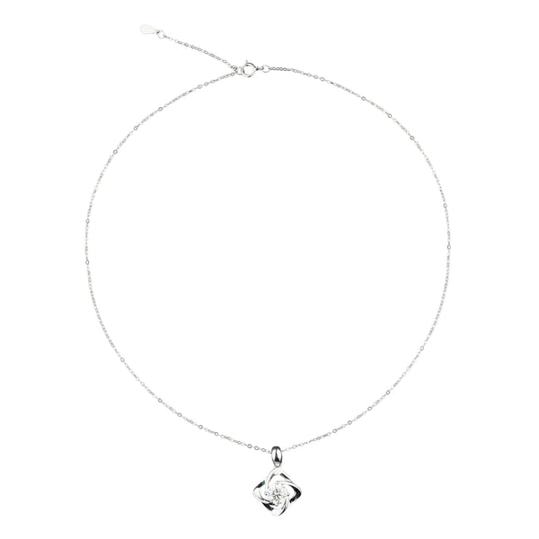 Teesta Necklace Flowering Moissanite Diamond Necklace 1.0 Carat