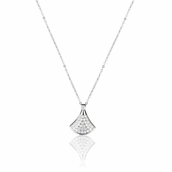 Teesta Necklace Moss Moissanite Diamond Necklace 1.0 Carat