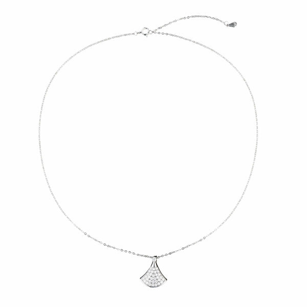 Teesta Necklace Moss Moissanite Diamond Necklace 1.0 Carat