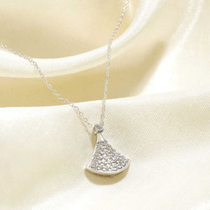 Teesta Necklace Moss Moissanite Diamond Necklace 1.0 Carat