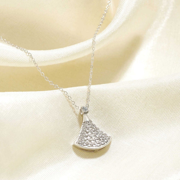 Teesta Necklace Moss Moissanite Diamond Necklace 1.0 Carat