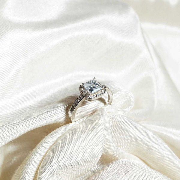 Teesta Stone Rings Cherish Forever Adjustable Lab Grown Moissanite Diamond Ring 1.0 Carat